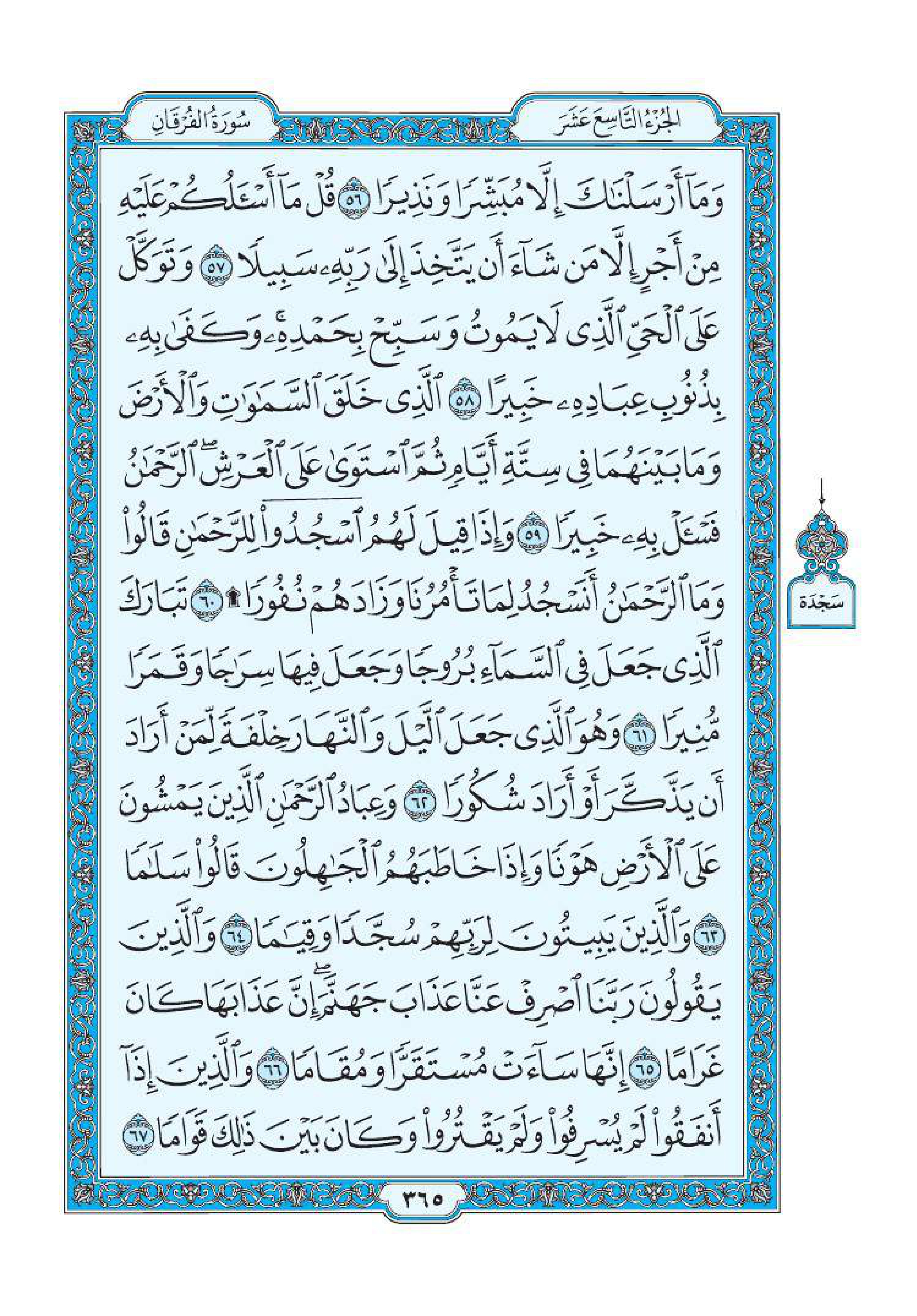 سورة الفرقان 7