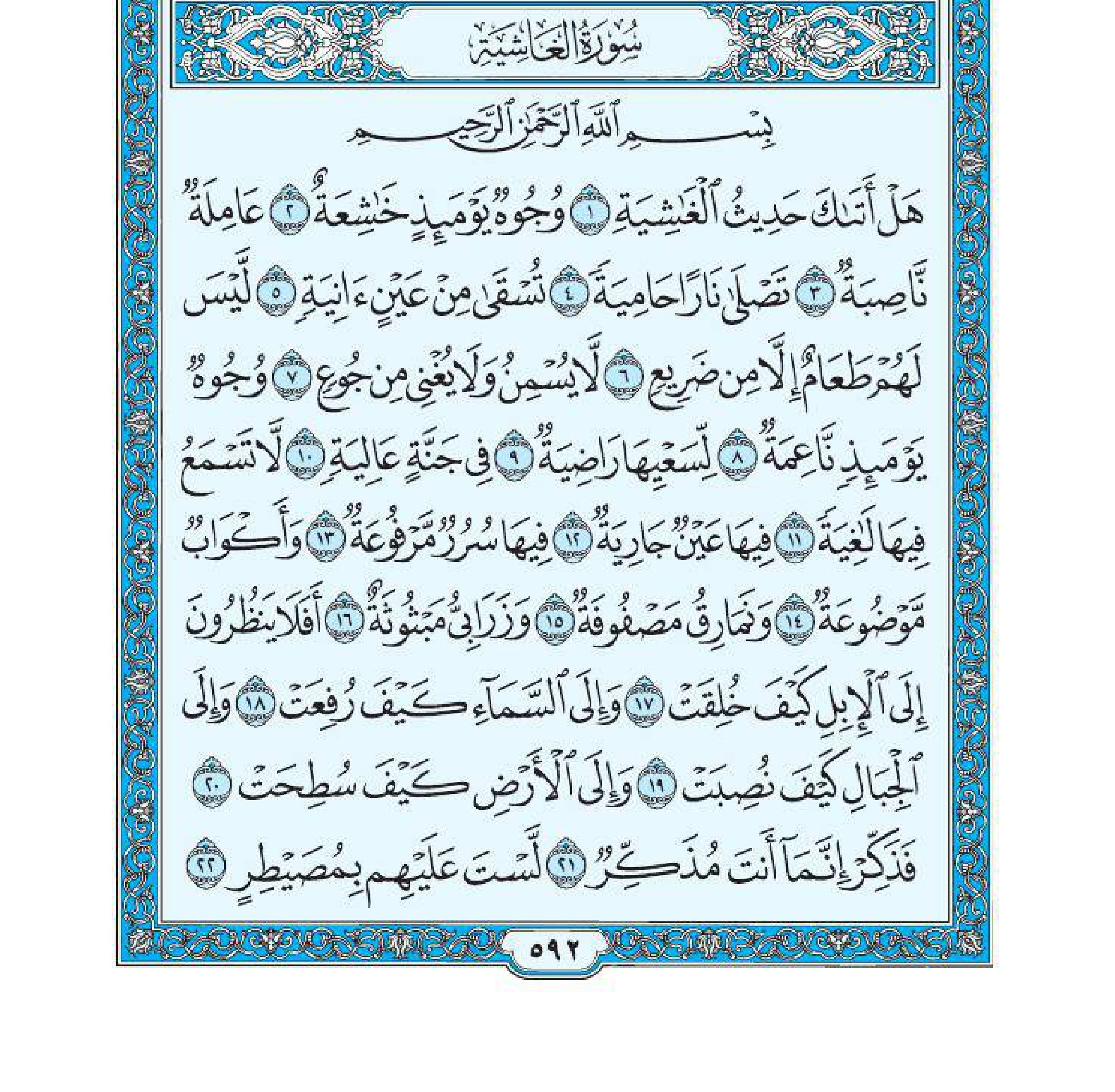 سورة غاشية 1