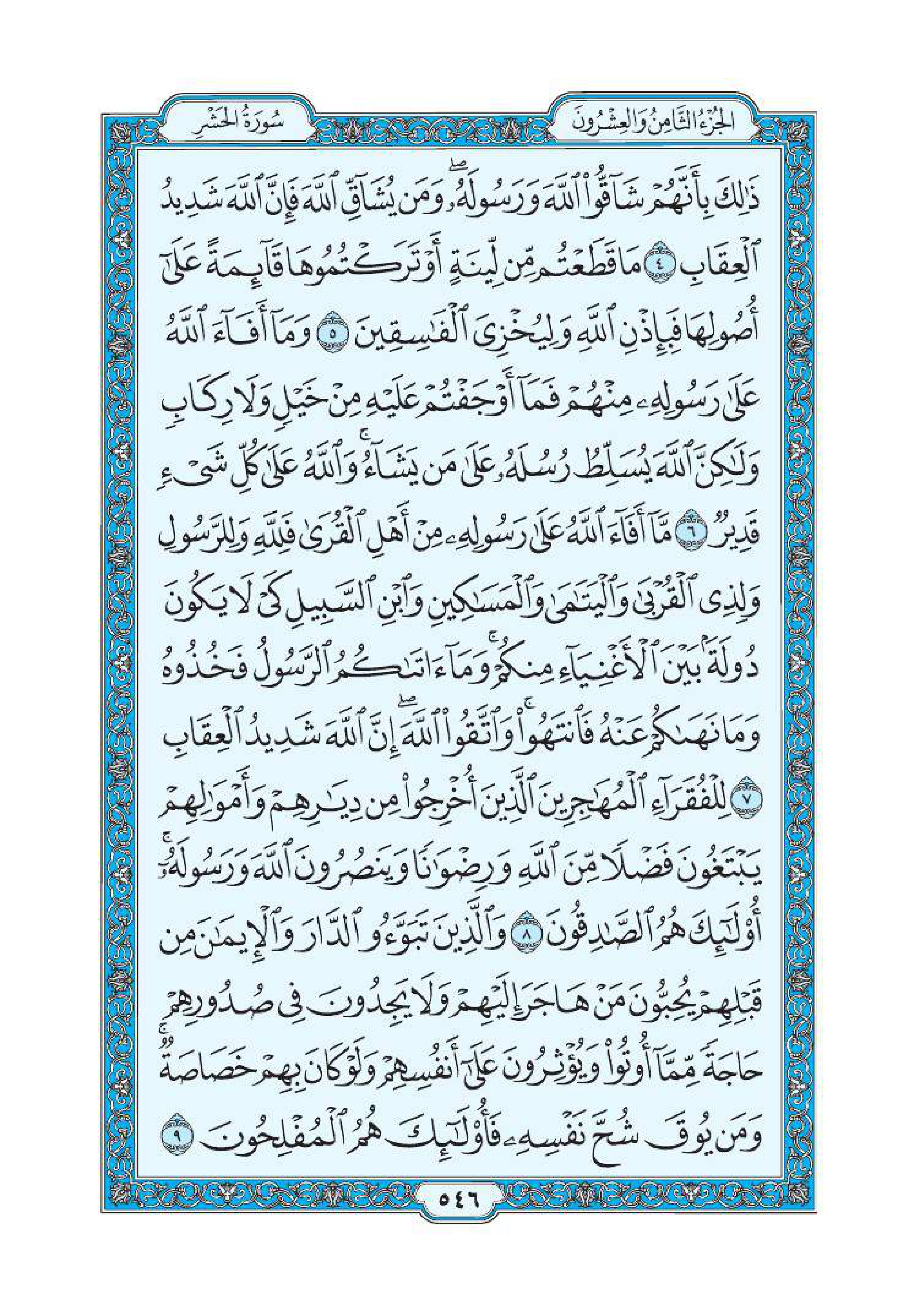 سورة الحشر 2