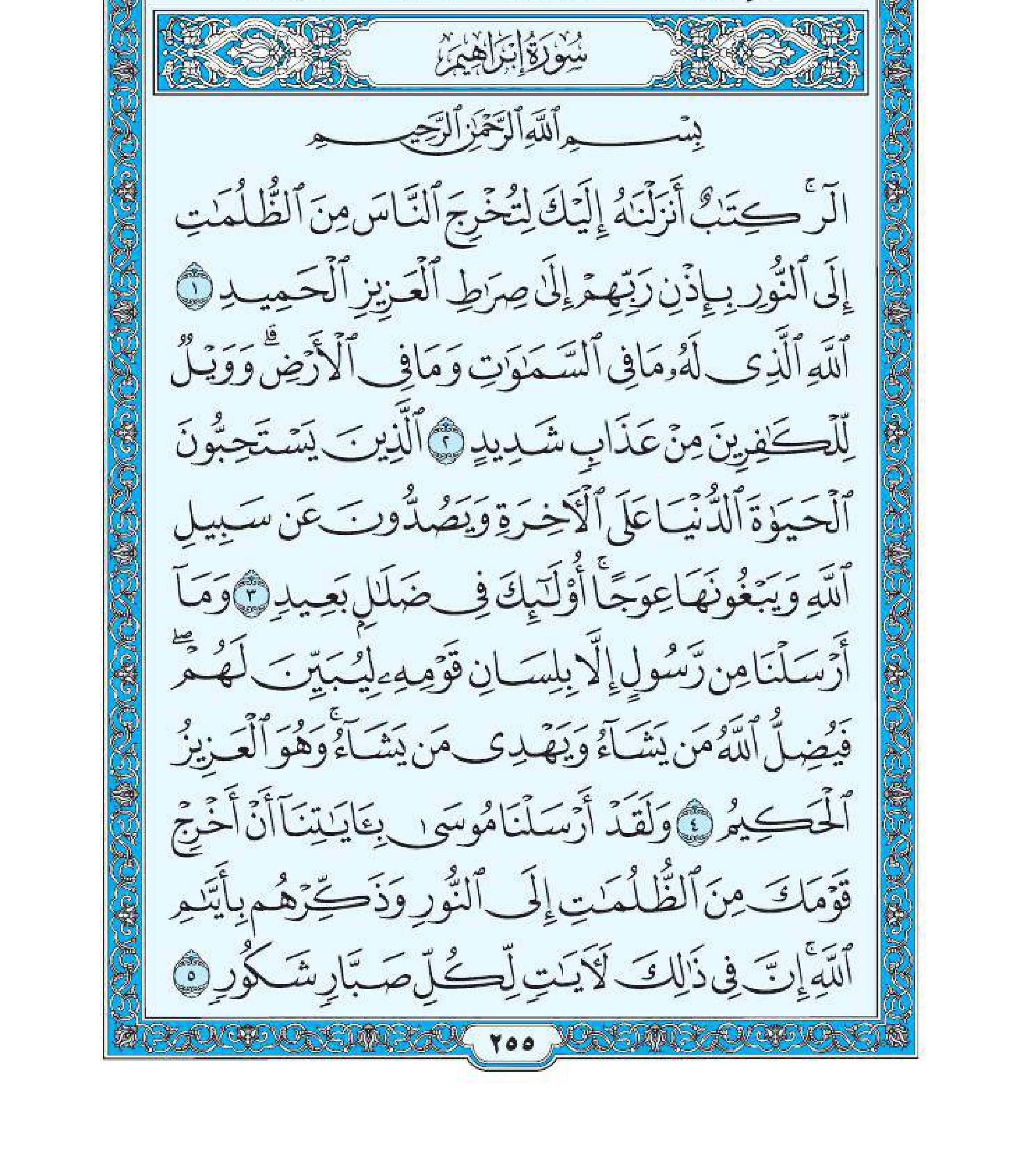 سورة ابراهيم 1