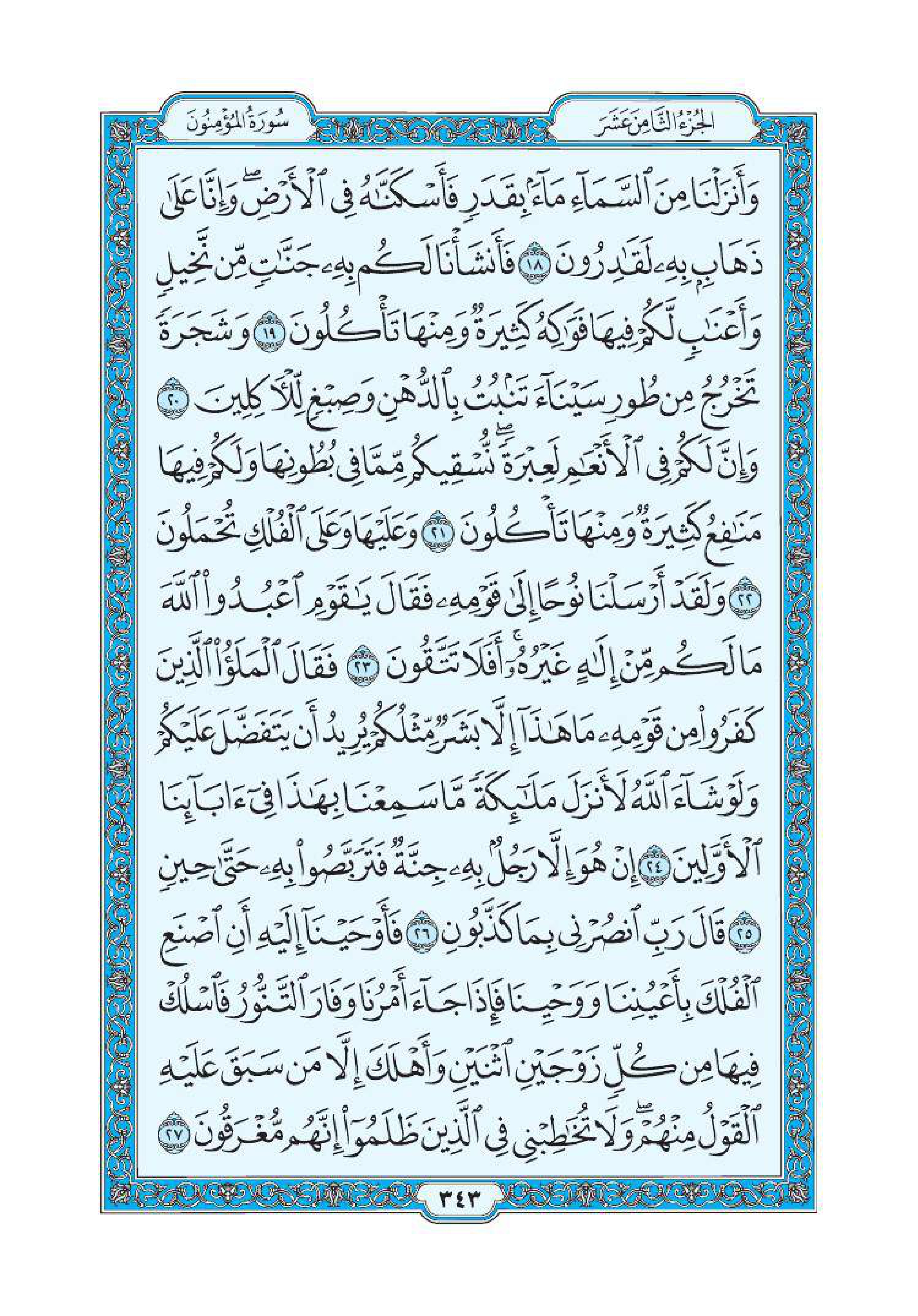 سورة المؤمنون 2