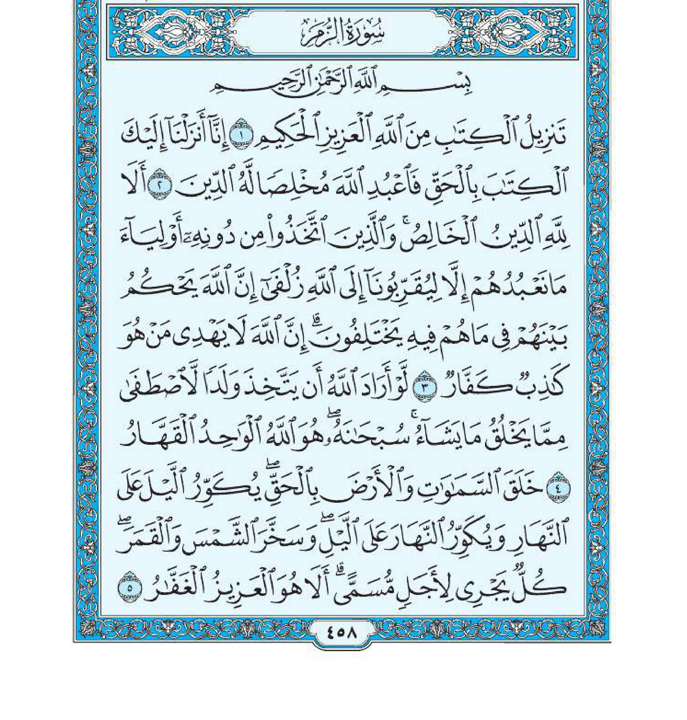 سورة الزمر 1