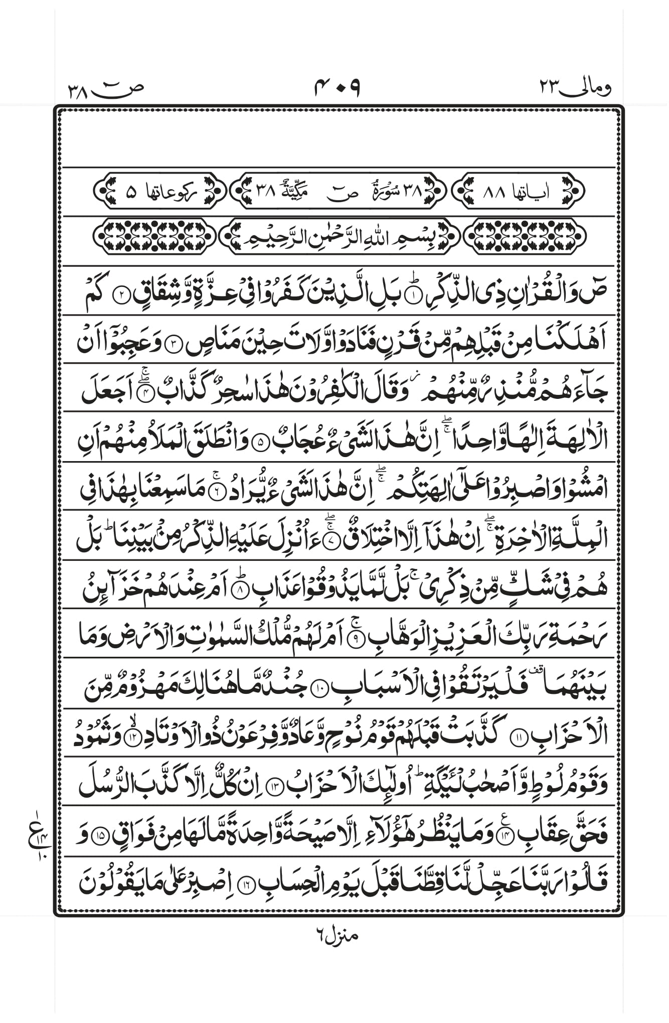 Surah Sad 1