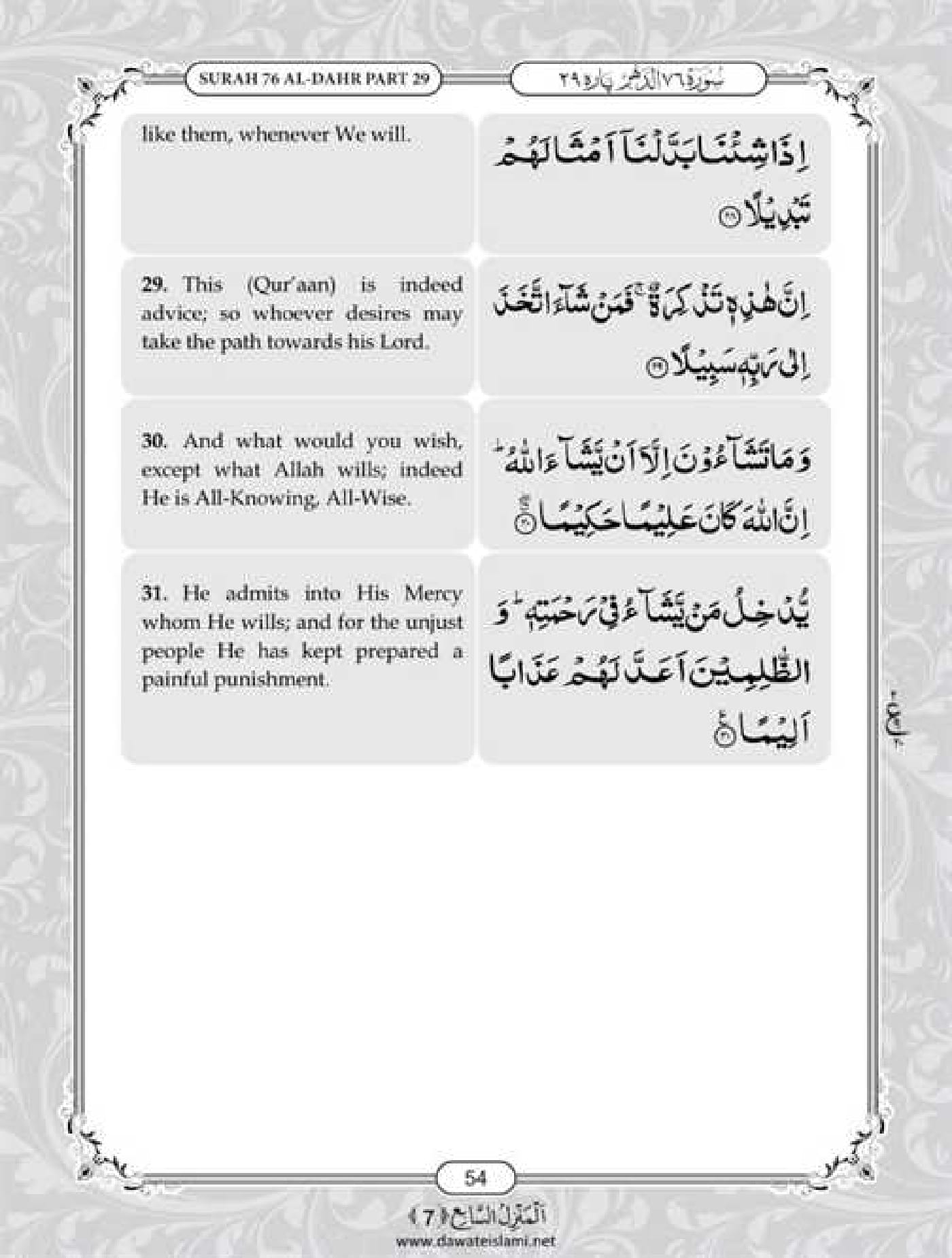 Surah Insan