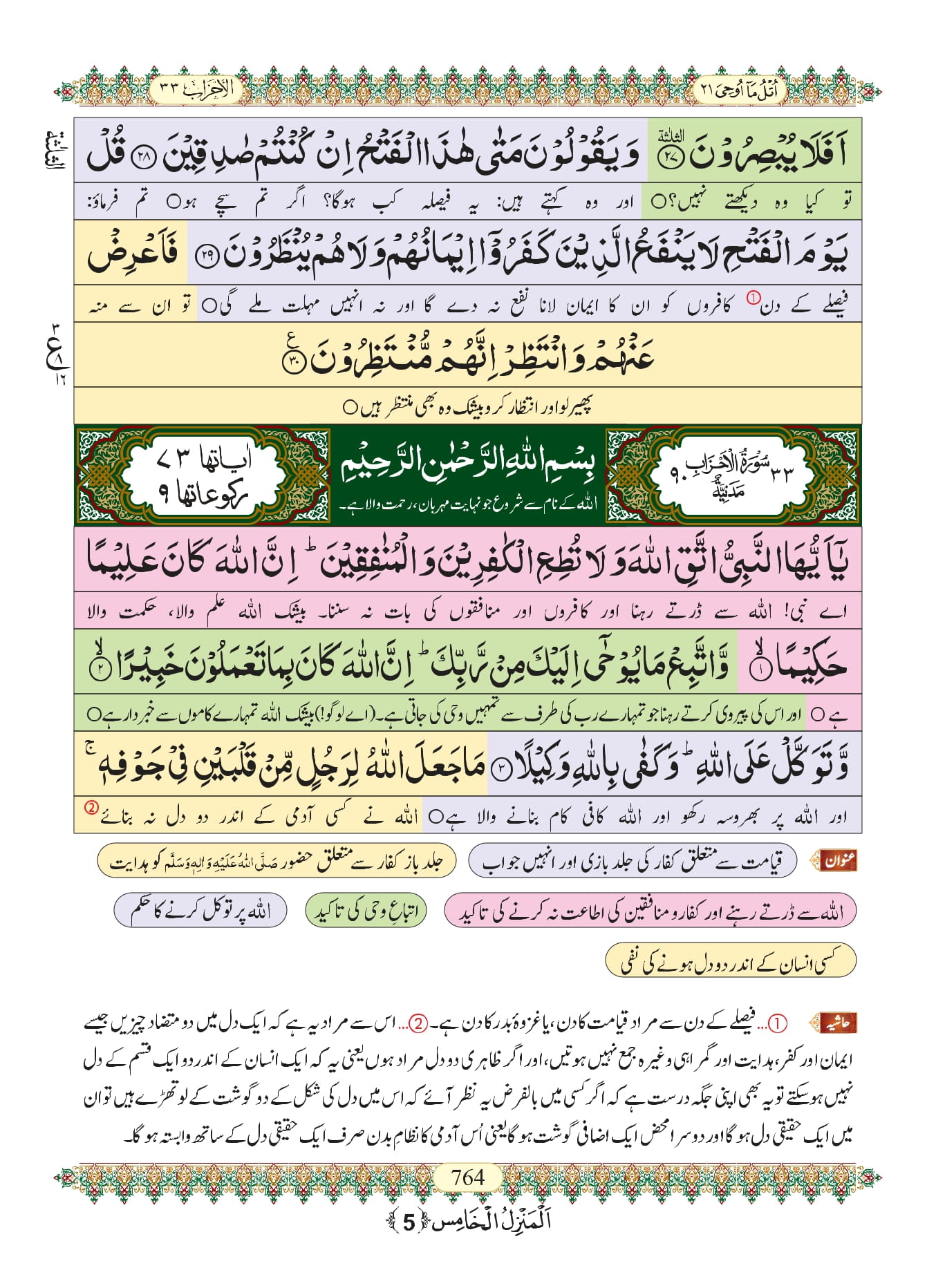 Surah Ahzab 1
