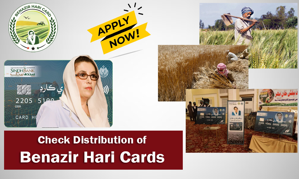 Sindh Govt to Distribute Benazir Hari Cards