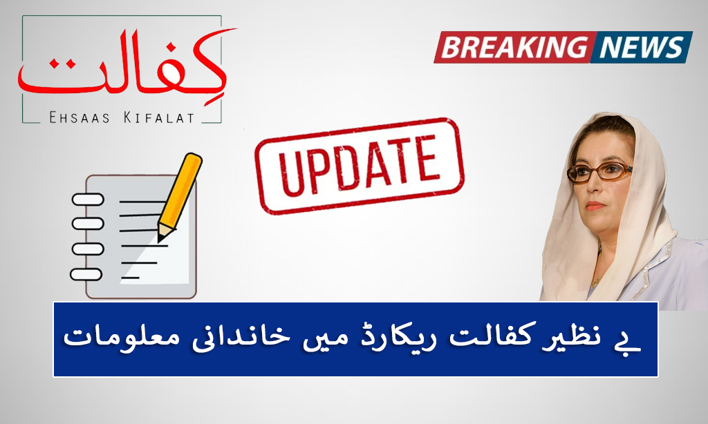 Family Information in Benazir Kafalat Record November 2025