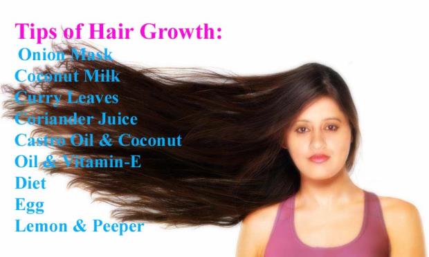 Tips For Hair Growth And Reduce Hair Fall - Health Articles : 