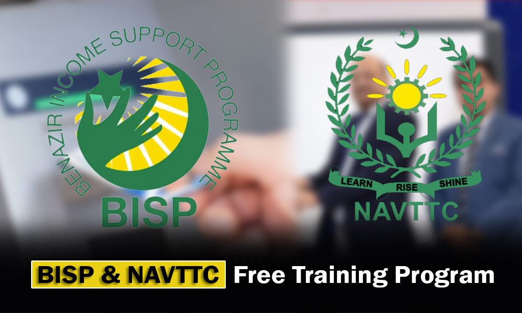 BISP And NAVTTC Free Training Program Online Apply