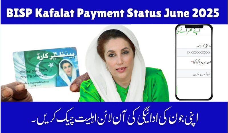 BISP Kafalat Payment Status June 2025 Check Online