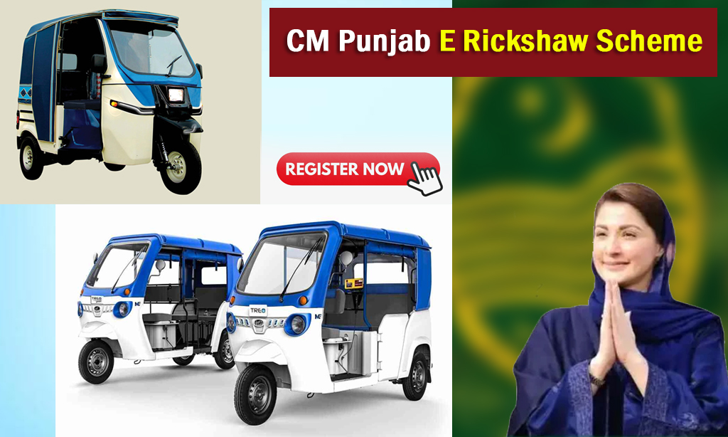 CM Punjab E-Rickshaw Scheme