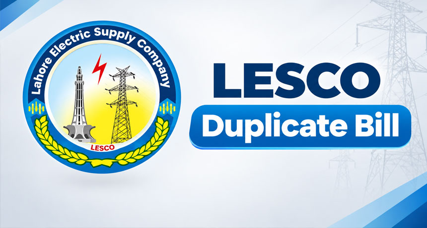 LESCO Duplicate Bill - LESCO Bill Check Online 2026