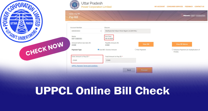 UPPCL Online Bill Check & Pay June 2026
