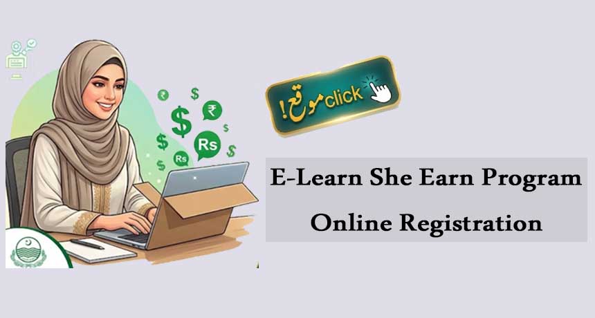 E Learn She Earn Program Online Registration