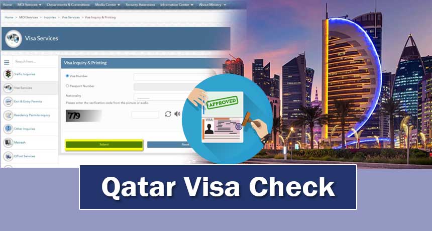 Qatar Visa Check Online