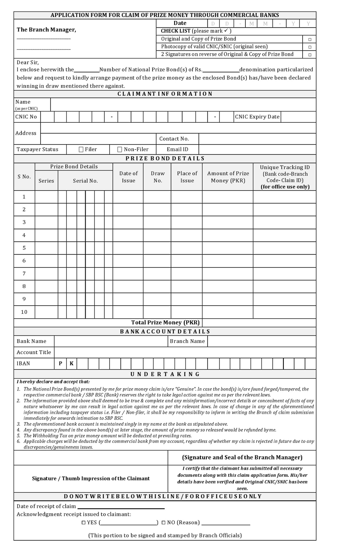 How To Claim Prize Bond How To Claim Prize Bond Money In Pakistan