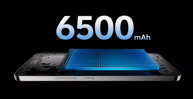 6500 mAh Battery