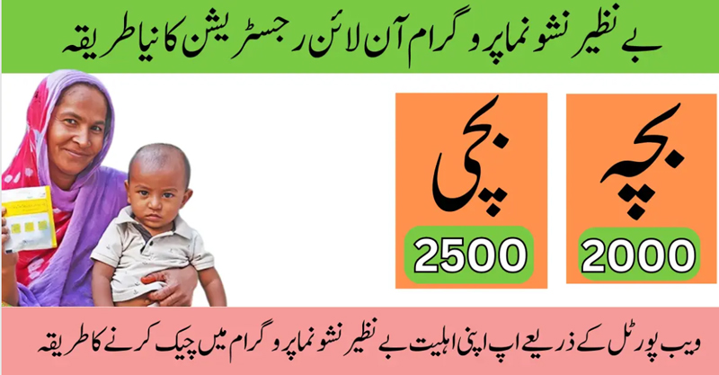 Benazir Nashonuma Program online registration process