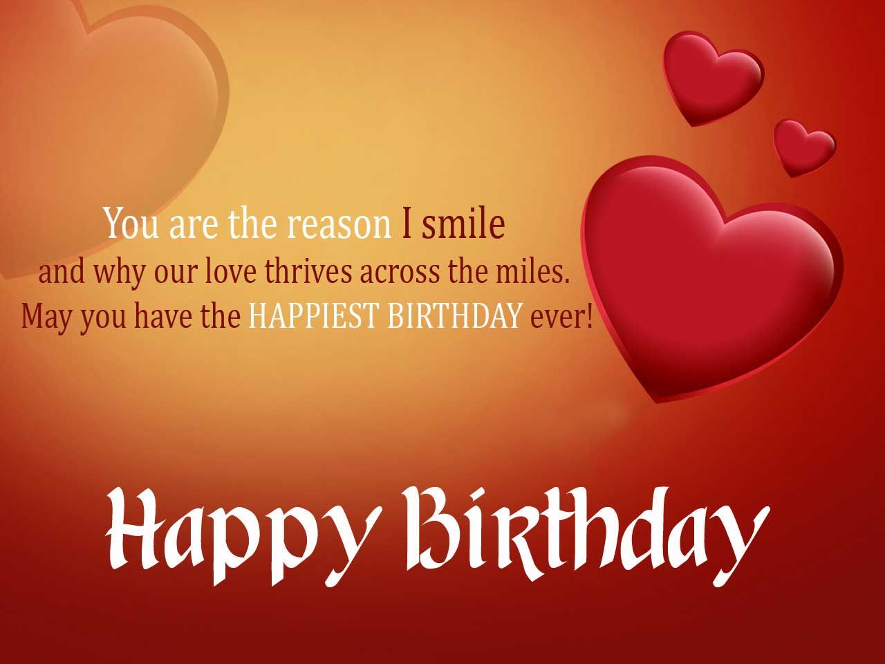 happy birthday message for love