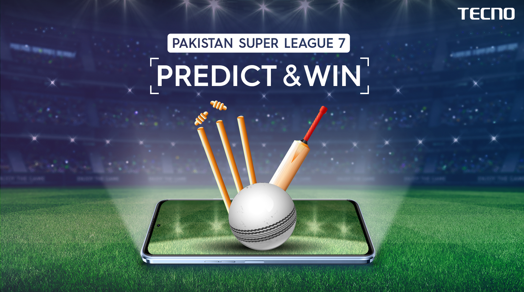 PSL 7 Matches Begin in Lahore; Predict and Win FREE Tickets with TECNO