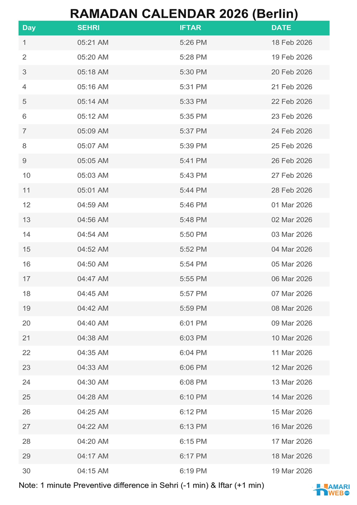 ramadan calender berlin