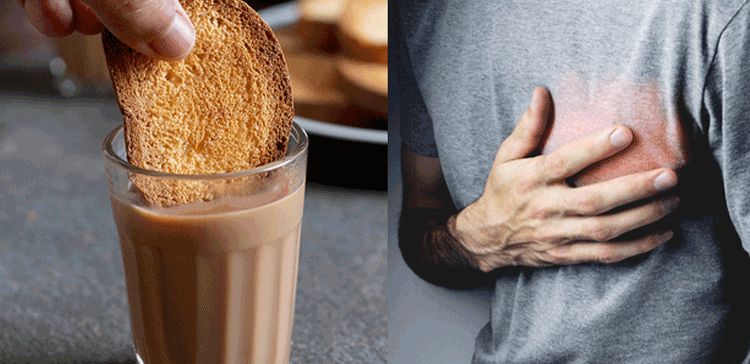 صبح کے ناشتے میں چائے رس ڈبو کر کھانے والے ہوجائيں ہوشیار