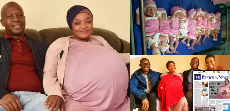 ایک ساتھ 10 بچوں کو جنم دینے والی خاتون کی حقیقت سامنے آگئی، تہلکہ خیز انکشافات