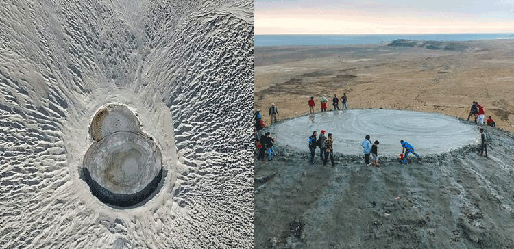 سر زمینِ بلوچستان کا ایک اور عجوبہ۔ کیچڑ فشاں یا مڈ والکینو