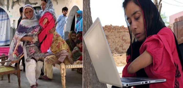 ایک معذور لڑکی کے عزم و ہمت کی داستان جس کی سگی ماں بھی اسے چھوڑ کر چلی گئی