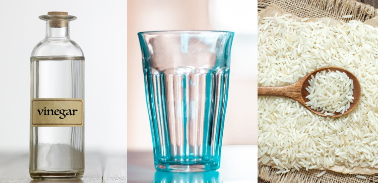 اپنے شیشے کے برتنوں کو چاول اور سرکے سے کیوں دھونا چاہیے؟