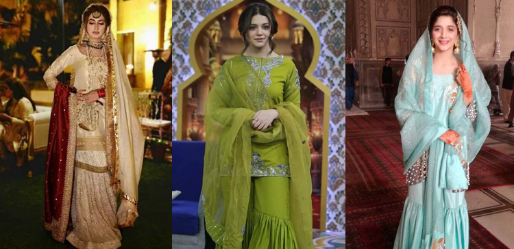 غرارے نا پہنوں تو لگتا ہی نہیں کہ خوش ہوں۔۔۔پاکستانی اداکارائیں جنہیں غرارے پہننا بہت پسند ہے