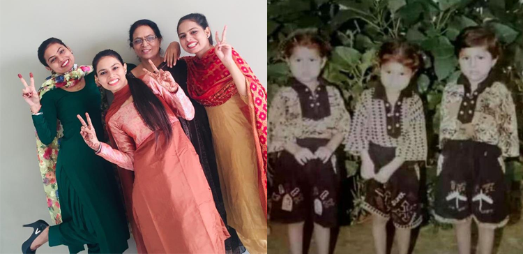 25 سال قبل تین بیٹیوں کو ایک ساتھ پیدا کرنے والی ماں آج ان پر فخر محسوس کرتی ہے