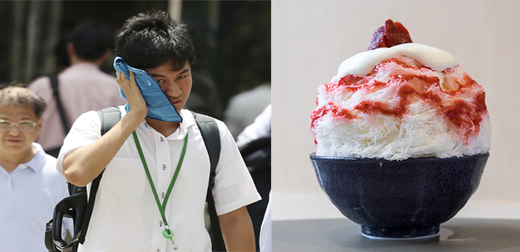 جاپانی باشندے شدید گرمی سے کیسے بچتے ہیں؟