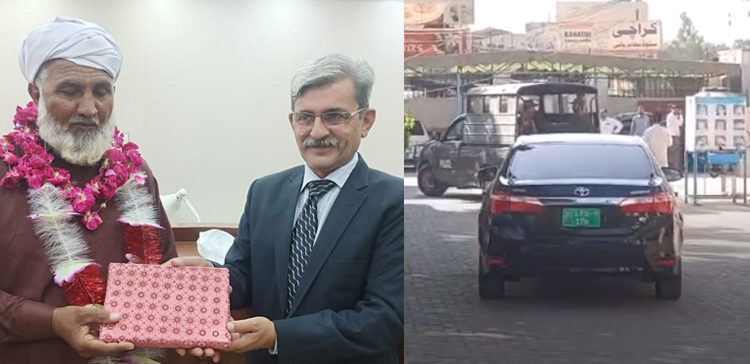 سیلوٹ بھی کیا اور... جج نے مالی کو اپنی گاڑی میں اسکواڈ کے ساتھ رخصت کیا