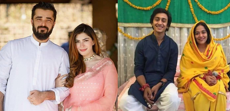 آپ کیا پہلے سے رشتہ دار تھے۔۔۔شوبز ستاروں کے لائف پارٹنر غیر ہیں مگر شکلیں ملتی ہیں