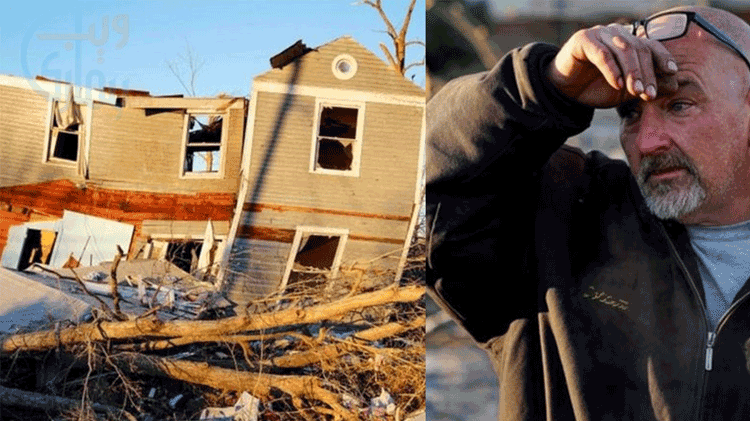  درجنوں جانیں لینے والے طوفانی بگولوں سے ہونے والی تباہی کے مناظر