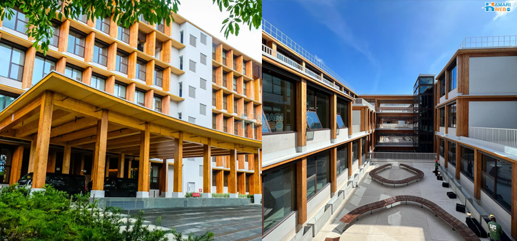 ایسا لگتا ہے جیسے ہم جنگل میں گھوم رہے ہیں٬ ایشیا کی سب سے بڑی لکڑی کی عمارت