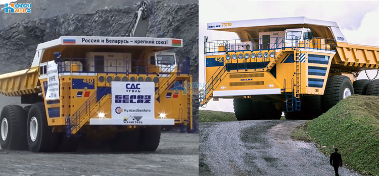 دنیا کا سب سے بڑا ٹرک جو 500 ٹن سے زیادہ کا وزن اٹھا سکتا ہے٬ مشہور ترین کمپنیوں کو شکست