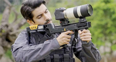 This Weird Rifle-Shaped Photography Cage Looks Like a Very Bad Idea