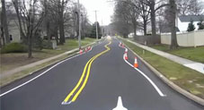 Town Introduces Wavy Traffic Lines to Slow Down Motorists
