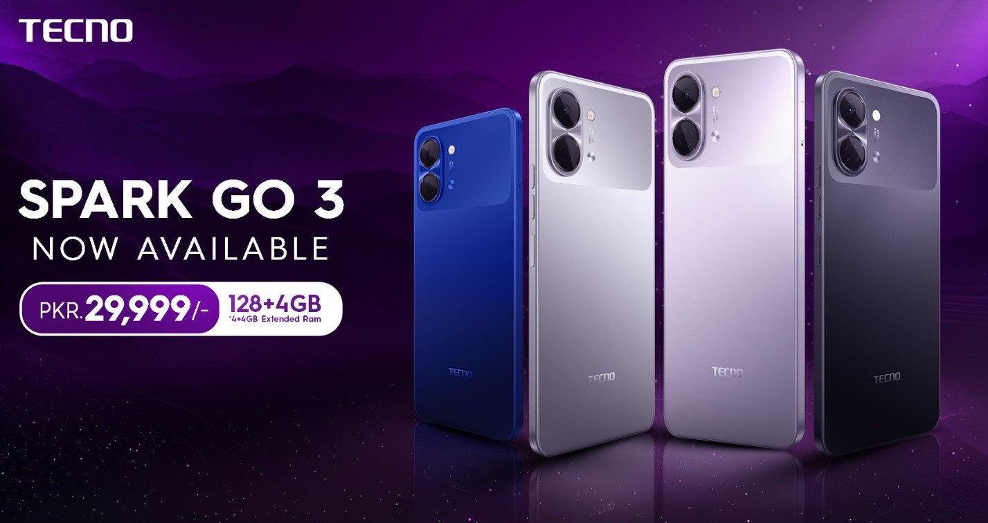 ٹیکنو کا Spark Go 3 اب پاکستان میں دستیاب ہے