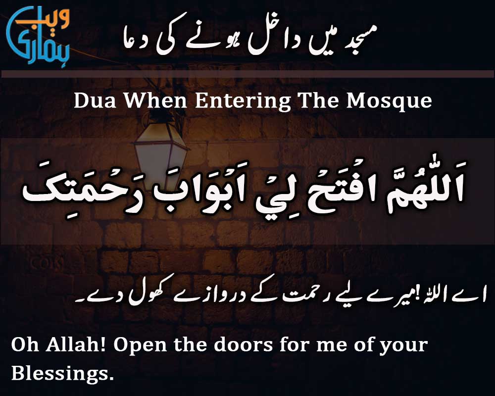 Dua When Entering the Mosque