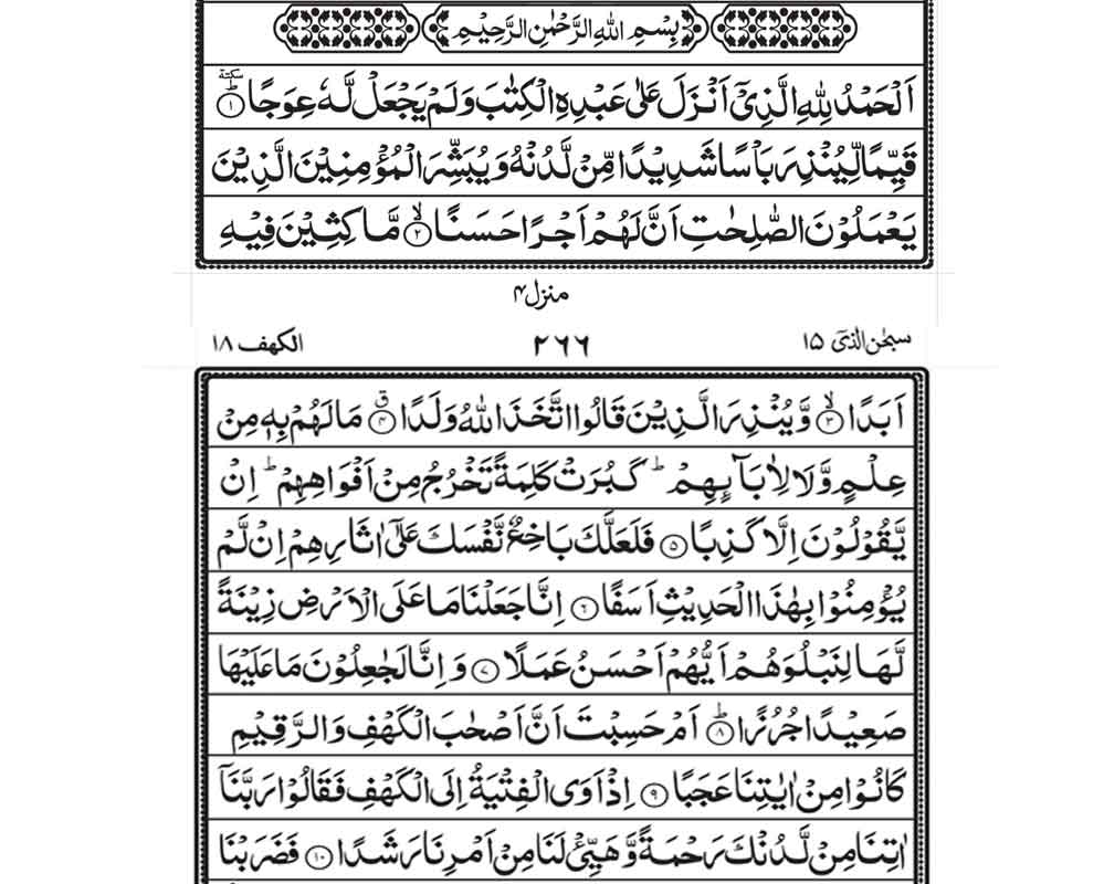 Surah Kahf First 10 Verses