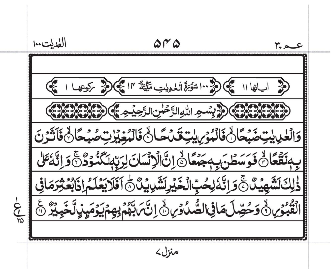 Surah Adiyat 1