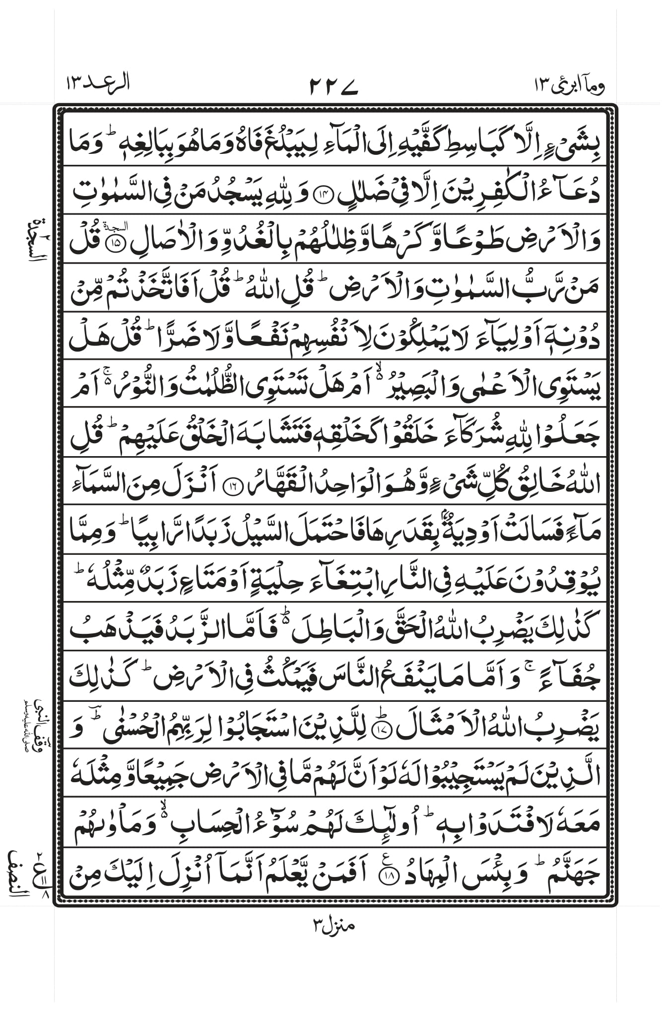 Surah Ar Rad 3
