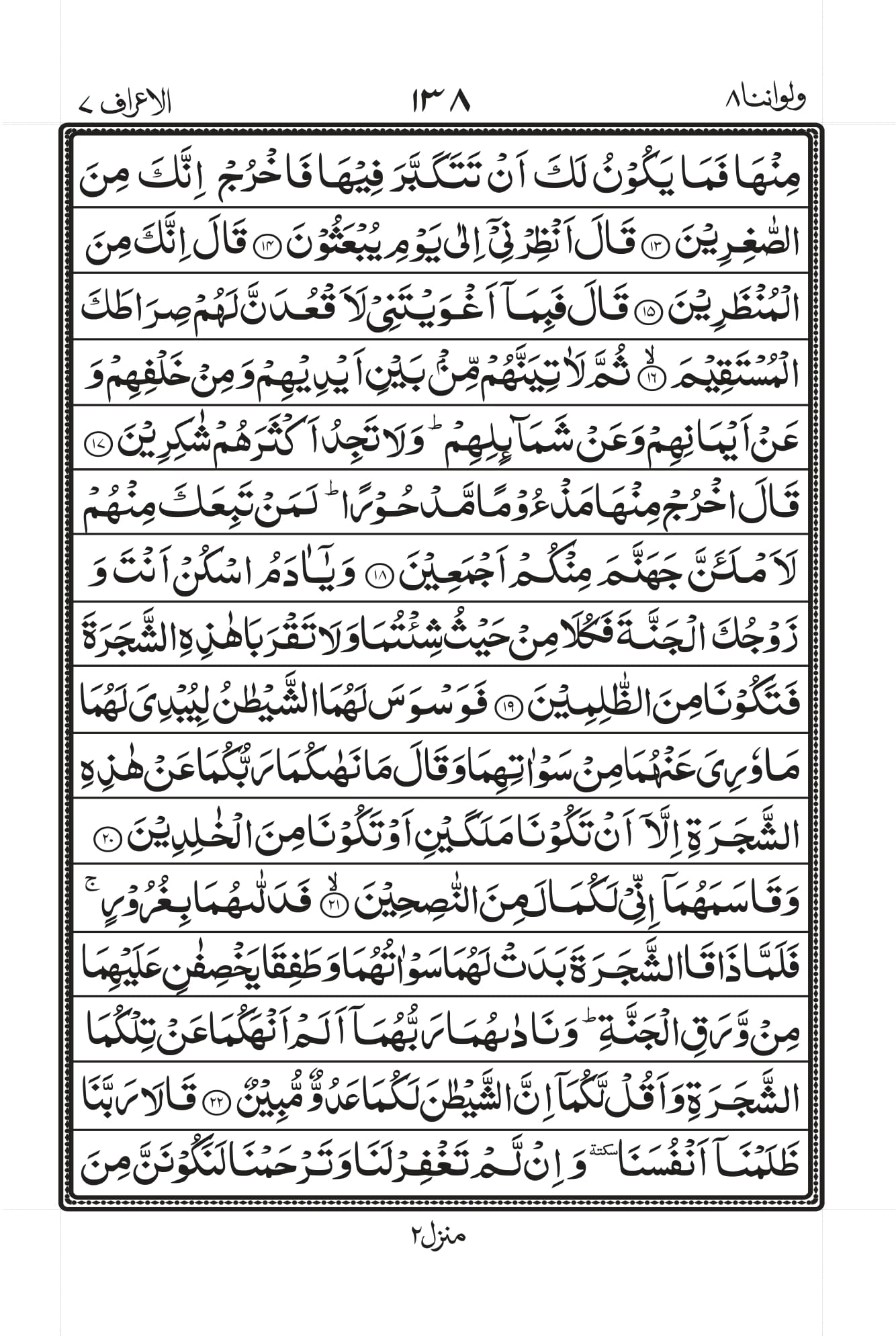 Surah Araf 2