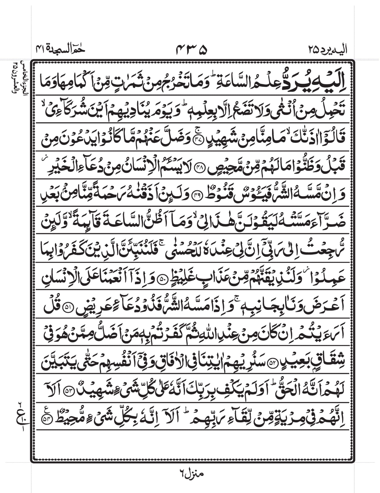 Surah Fussilat 6