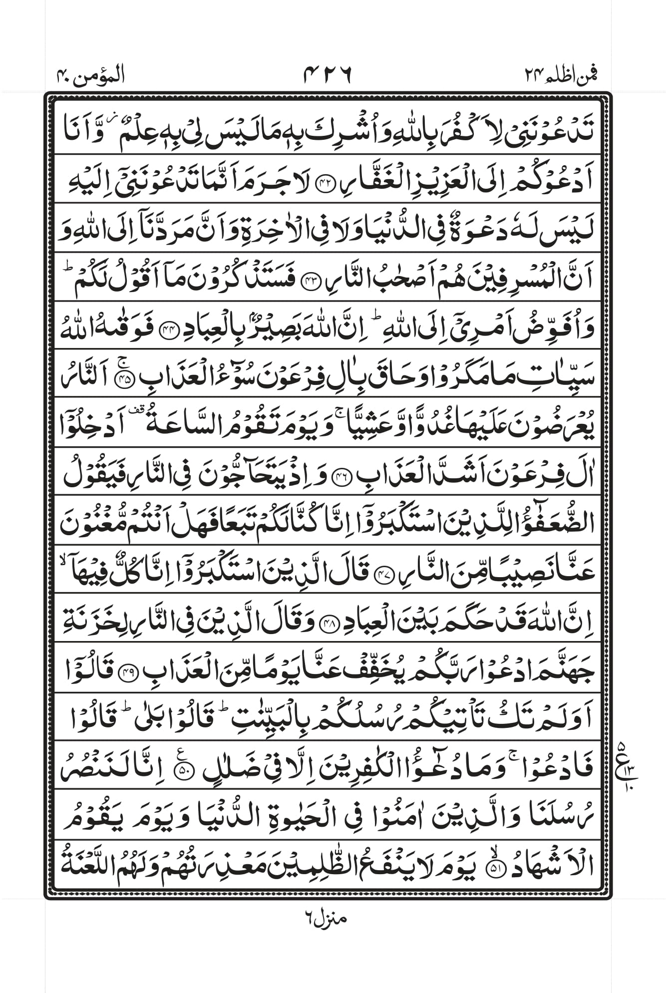 Surah Ghafir 6