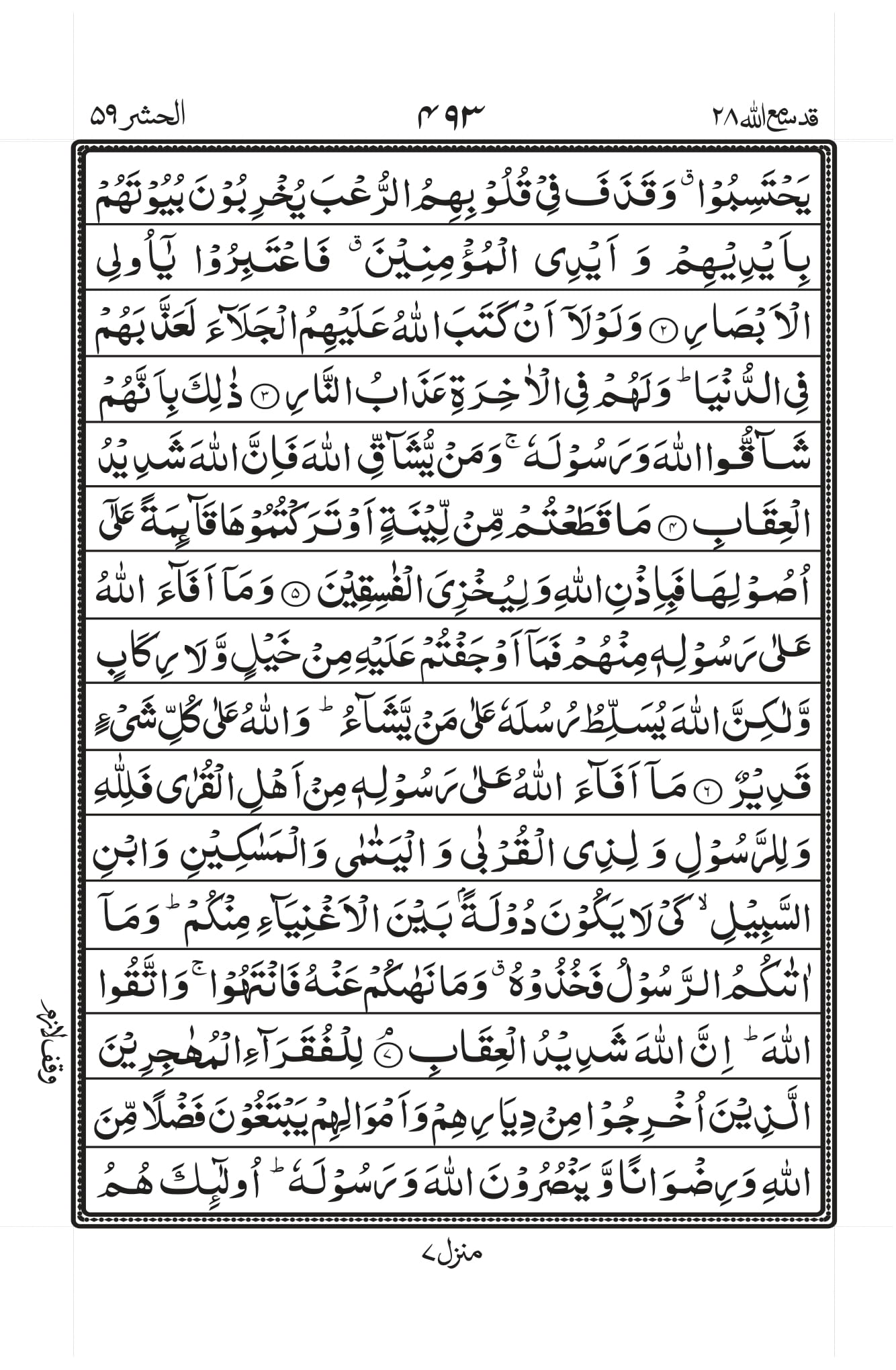 Surah Hashr 2
