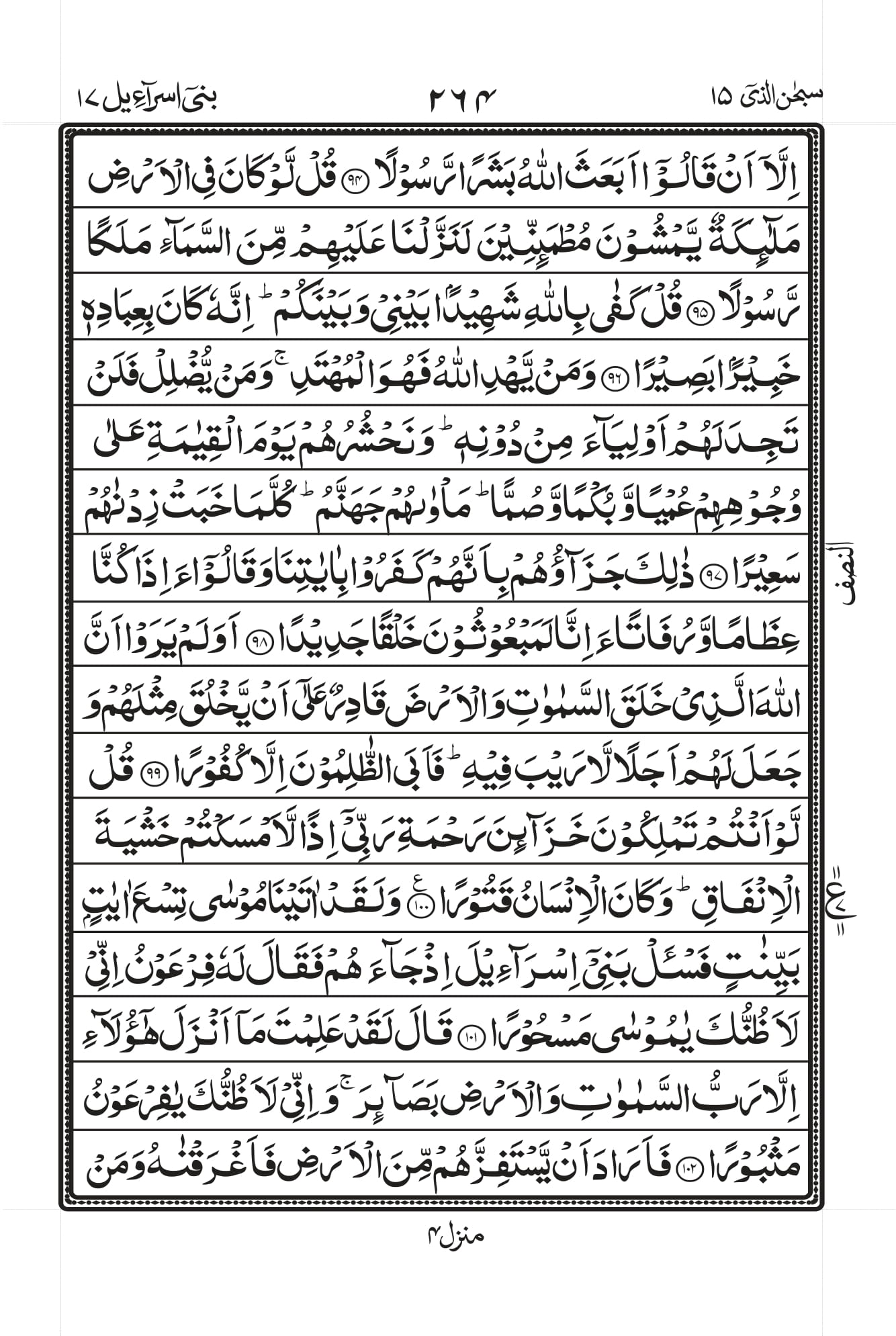 Surah Isra 10